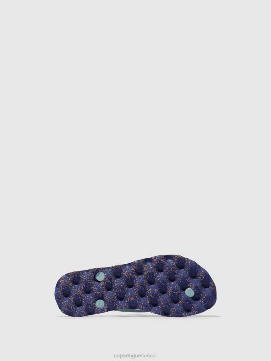 Asportuguesas Flip-Flops Men BLUE & CLOUD STRAP BEACH FLIP-FLOPS BASE 226H180