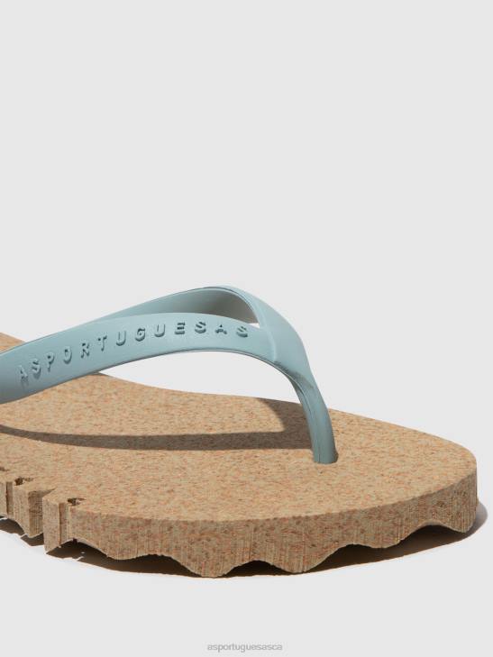 Asportuguesas Flip-Flops Men MILITARY & CLOUD STRAP BEACH FLIP-FLOPS BUMPY 226H187