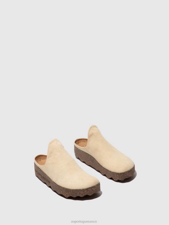 Asportuguesas Mules Men BEIGE(SUEDE) SLIP-ON MULES CLAY 226H214