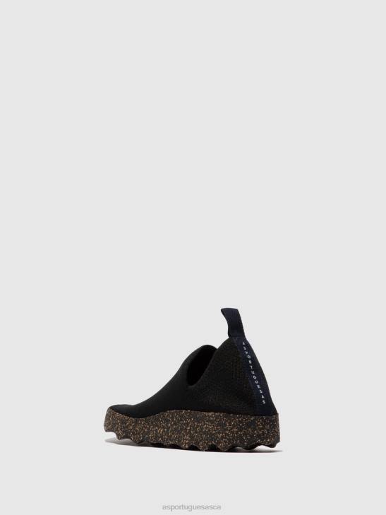 Asportuguesas Trainers Men BLACK S.CAFE STRETCH ELASTICATED TRAINERS CARE 226H190