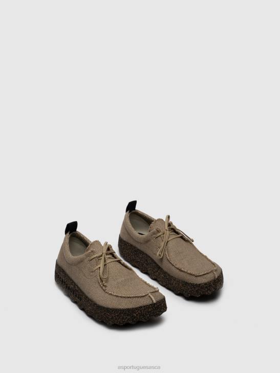 Asportuguesas Trainers Men BROWN LACE-UP TRAINERS CHAT SAND 226H194