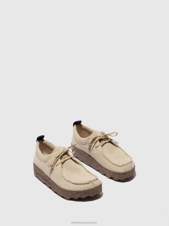 Asportuguesas Trainers Men NATURAL RECYCLED LINEN LACE-UP TRAINERS CHAT 226H201