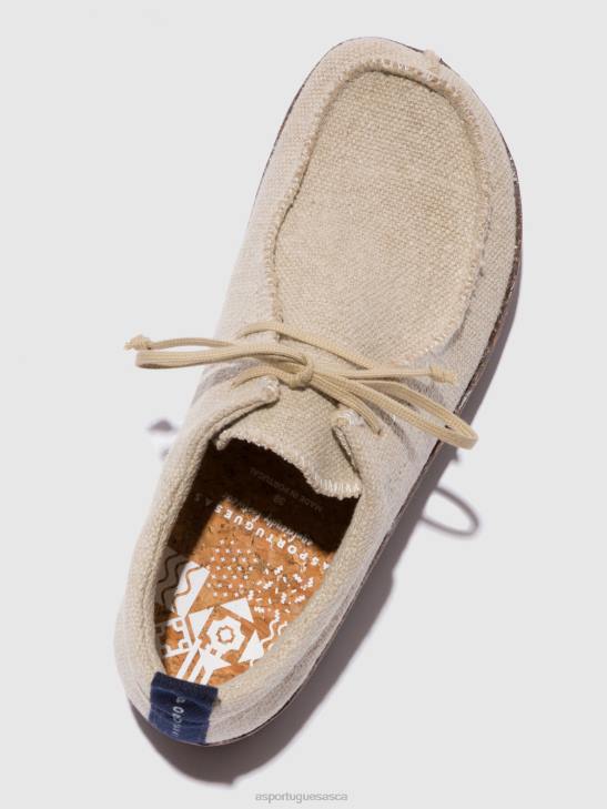 Asportuguesas Trainers Men NATURAL RECYCLED LINEN LACE-UP TRAINERS CHAT 226H201
