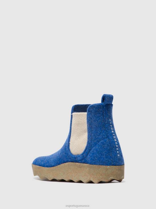 Asportuguesas Boots Women INDIGO BLUE CHELSEA ANKLE BOOTS CAIA 226H158