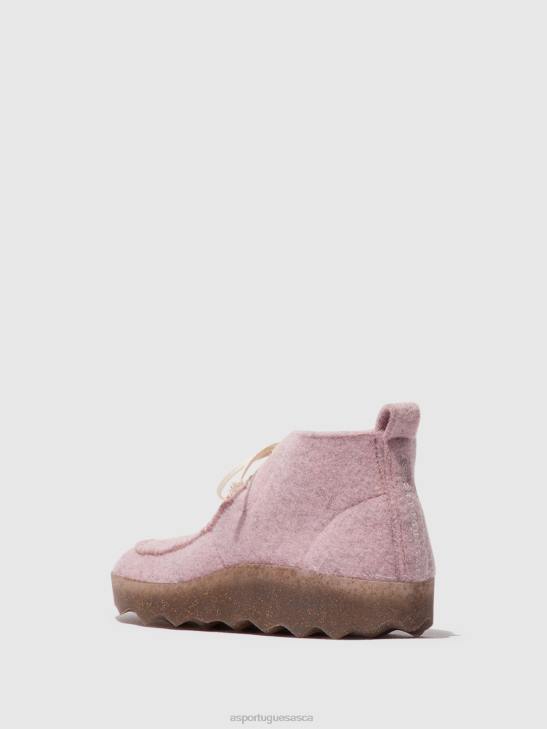 Asportuguesas Boots Women PINK LACE-UP ANKLE BOOTS CODY 226H164