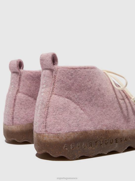 Asportuguesas Boots Women PINK LACE-UP ANKLE BOOTS CODY 226H164