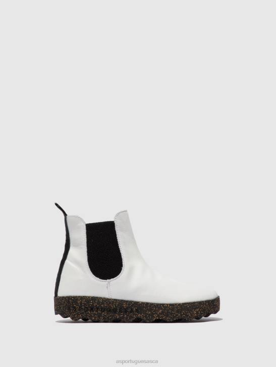 Asportuguesas Boots Women VEGAN WHITE CHELSEA ANKLE BOOTS CAIA 226H154