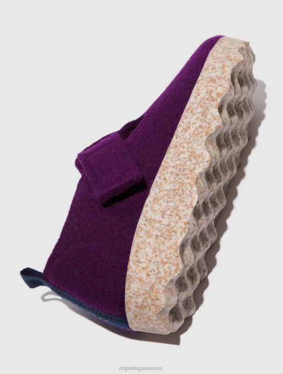 Asportuguesas Mary Jane Women DARK PURPLE MARY JANE SHOES CATE 226H52