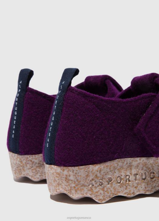 Asportuguesas Mary Jane Women DARK PURPLE MARY JANE SHOES CATE 226H52