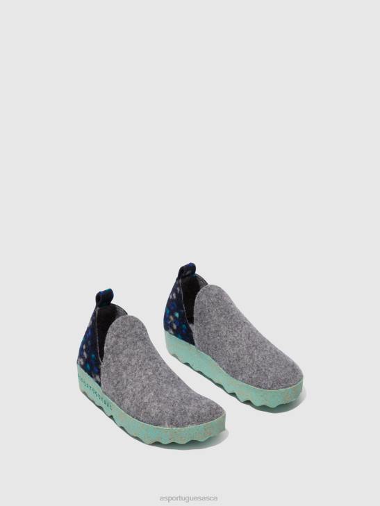 Asportuguesas Shoes Women CONCRETE FELT DEHOR ROUND TOE SHOES CITY 226H97