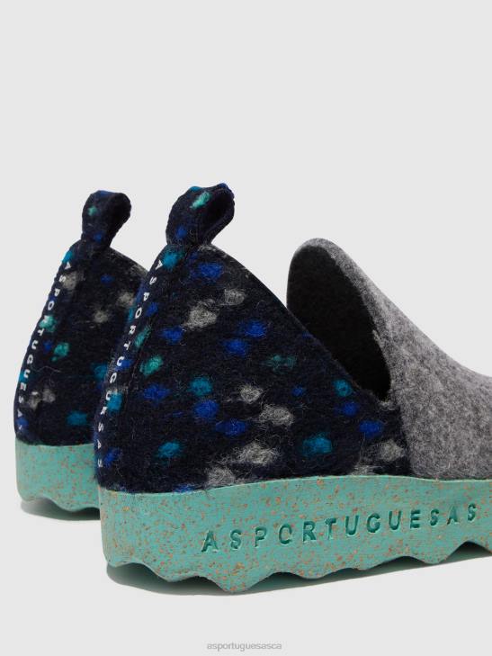 Asportuguesas Shoes Women CONCRETE FELT DEHOR ROUND TOE SHOES CITY 226H97