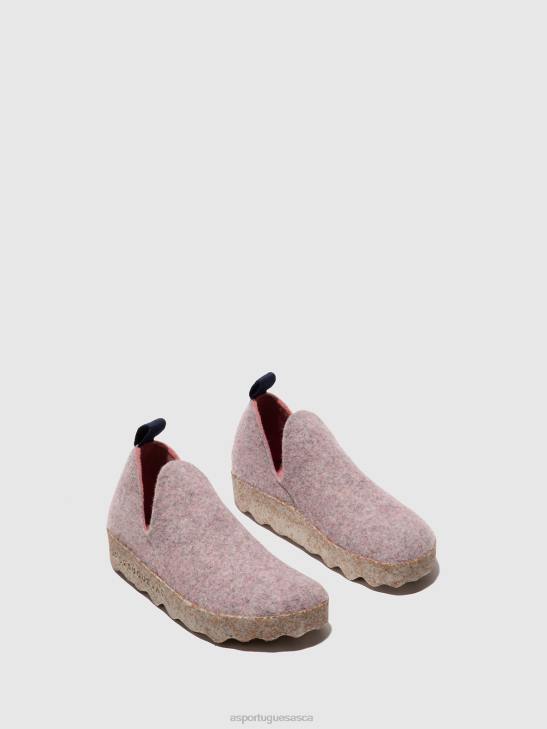 Asportuguesas Shoes Women DUSTY ROSE ROUND TOE SHOES CITY 226H76