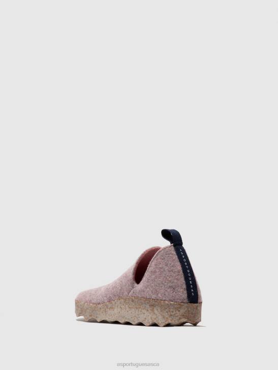 Asportuguesas Shoes Women DUSTY ROSE ROUND TOE SHOES CITY 226H76