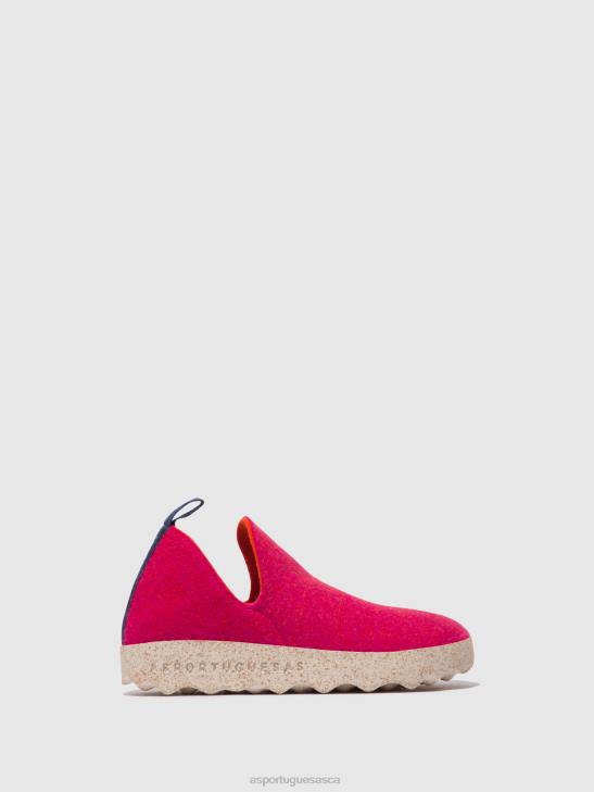 Asportuguesas Shoes Women FUCHSIA ROUND TOE SHOES CITY 226H77