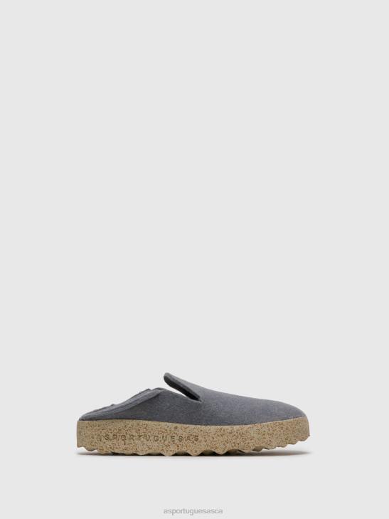 Asportuguesas Shoes Women GRAY ROUND TOE SHOES CREW 226H58