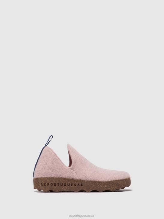 Asportuguesas Shoes Women PINK ROUND TOE SHOES CITY 226H102