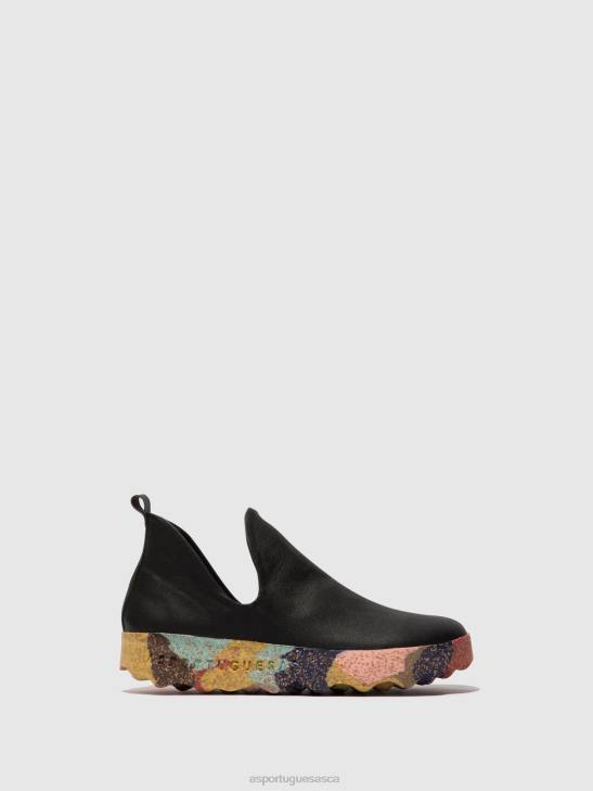 BLACK & MULTICOLOR SOLE