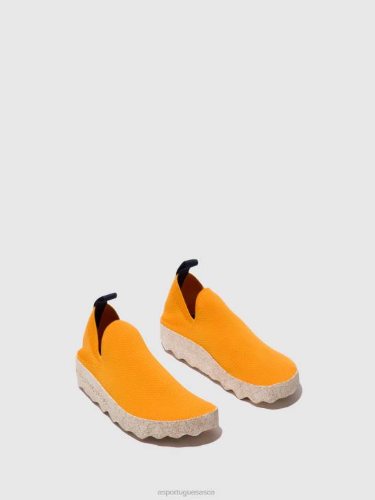 Asportuguesas Trainers Women DAH.ORANGE SLIP-ON TRAINERS CARE 226H15