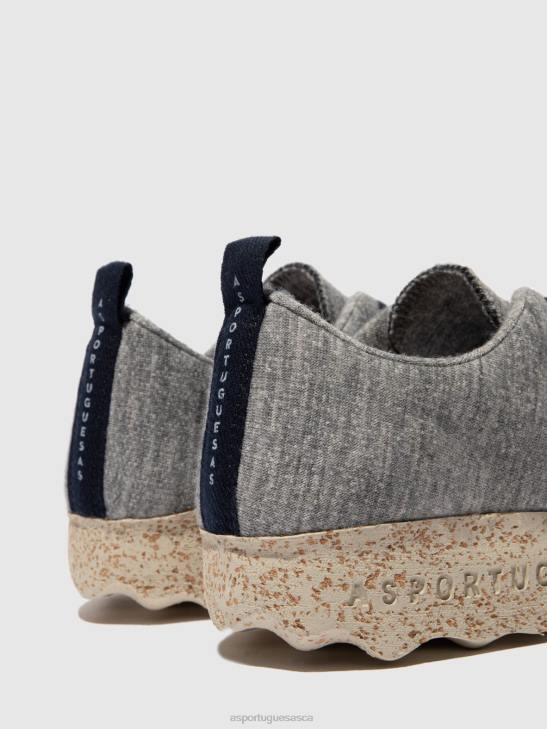 Asportuguesas Trainers Women GREY MERINO LACE-UP TRAINERS CAMP WOOL 226H16
