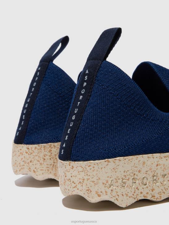 Asportuguesas Trainers Women NAVY S.CAFE STRETCH ELASTICATED TRAINERS CARE 226H7