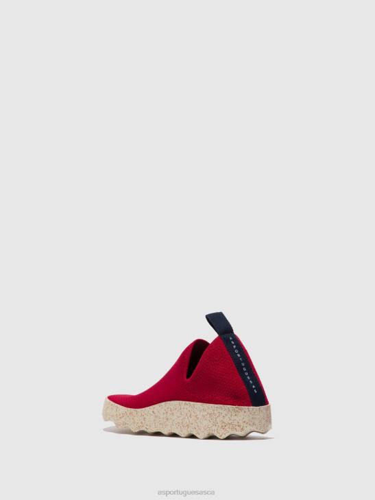 Asportuguesas Trainers Women RED S.CAFE STRETCH ELASTICATED TRAINERS CARE 226H10