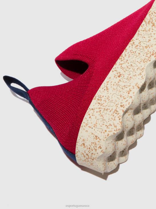 Asportuguesas Trainers Women RED S.CAFE STRETCH ELASTICATED TRAINERS CARE 226H10