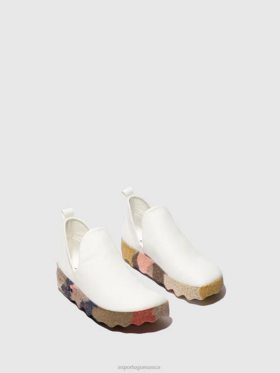 Asportuguesas Trainers Women WHITE & MULTICOLOR SOLE SLIP-ON TRAINERS CITY 226H94