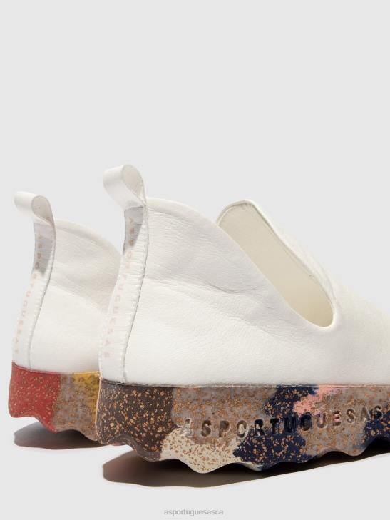 Asportuguesas Trainers Women WHITE & MULTICOLOR SOLE SLIP-ON TRAINERS CITY 226H94