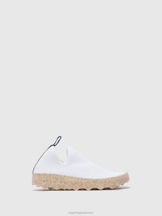 Asportuguesas Trainers Women WHITE S.CAFE STRETCH ELASTICATED TRAINERS CARE 226H8