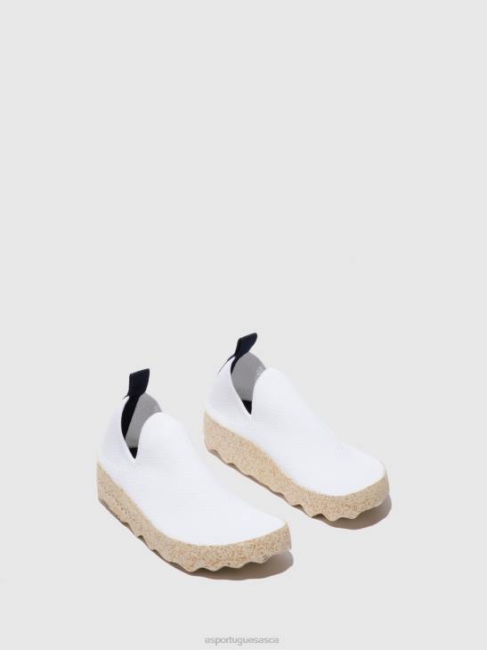 Asportuguesas Trainers Women WHITE S.CAFE STRETCH ELASTICATED TRAINERS CARE 226H8